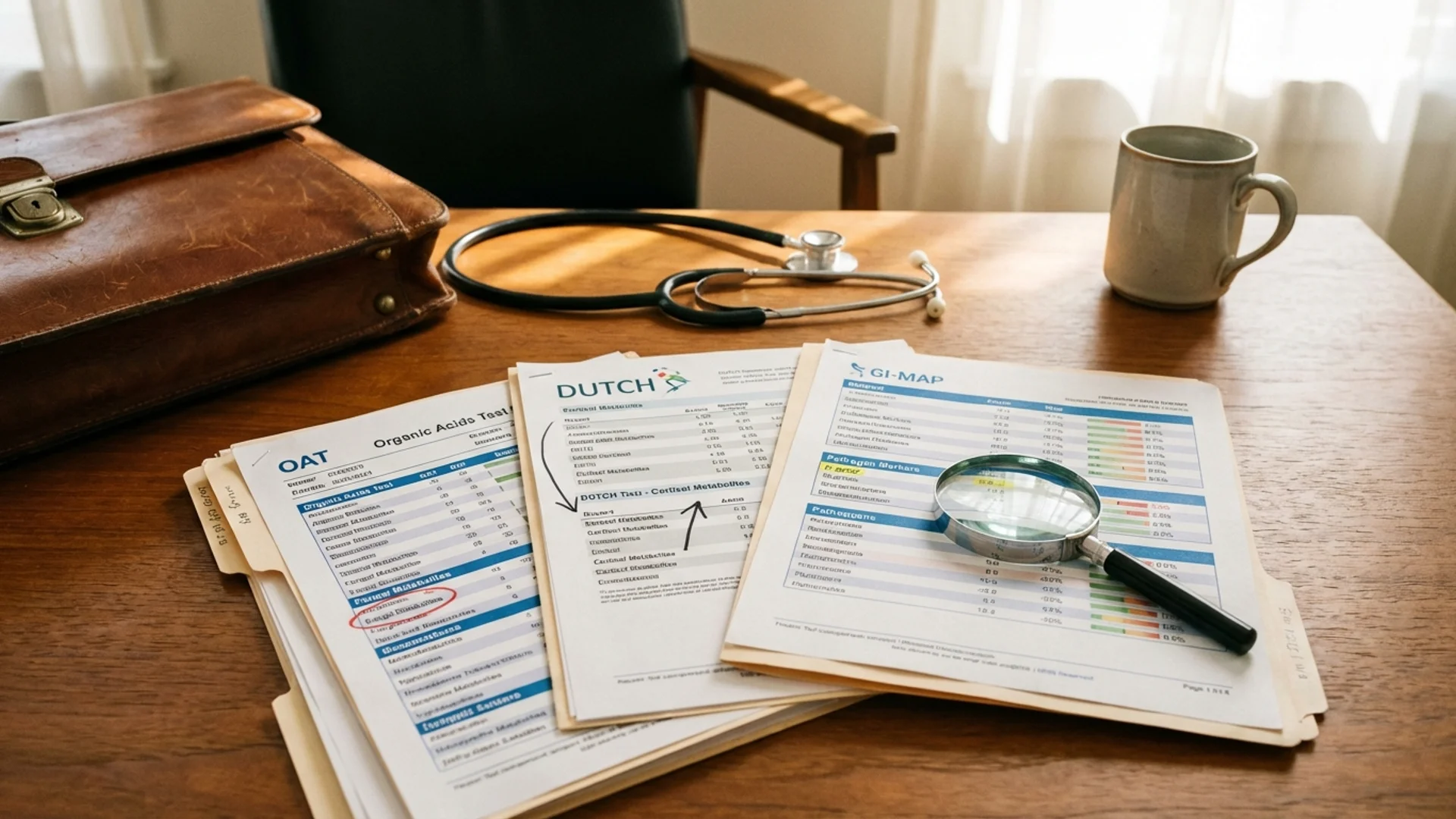 Functional Medicine Labs: OAT, DUTCH, GI-MAP