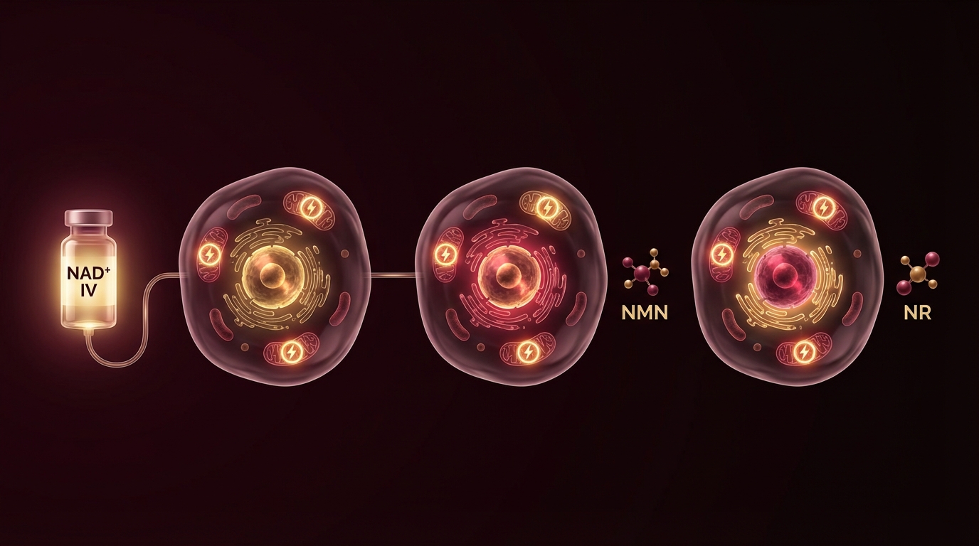 NAD+ IV vs NMN vs NR: Which NAD Precursor Is Best?