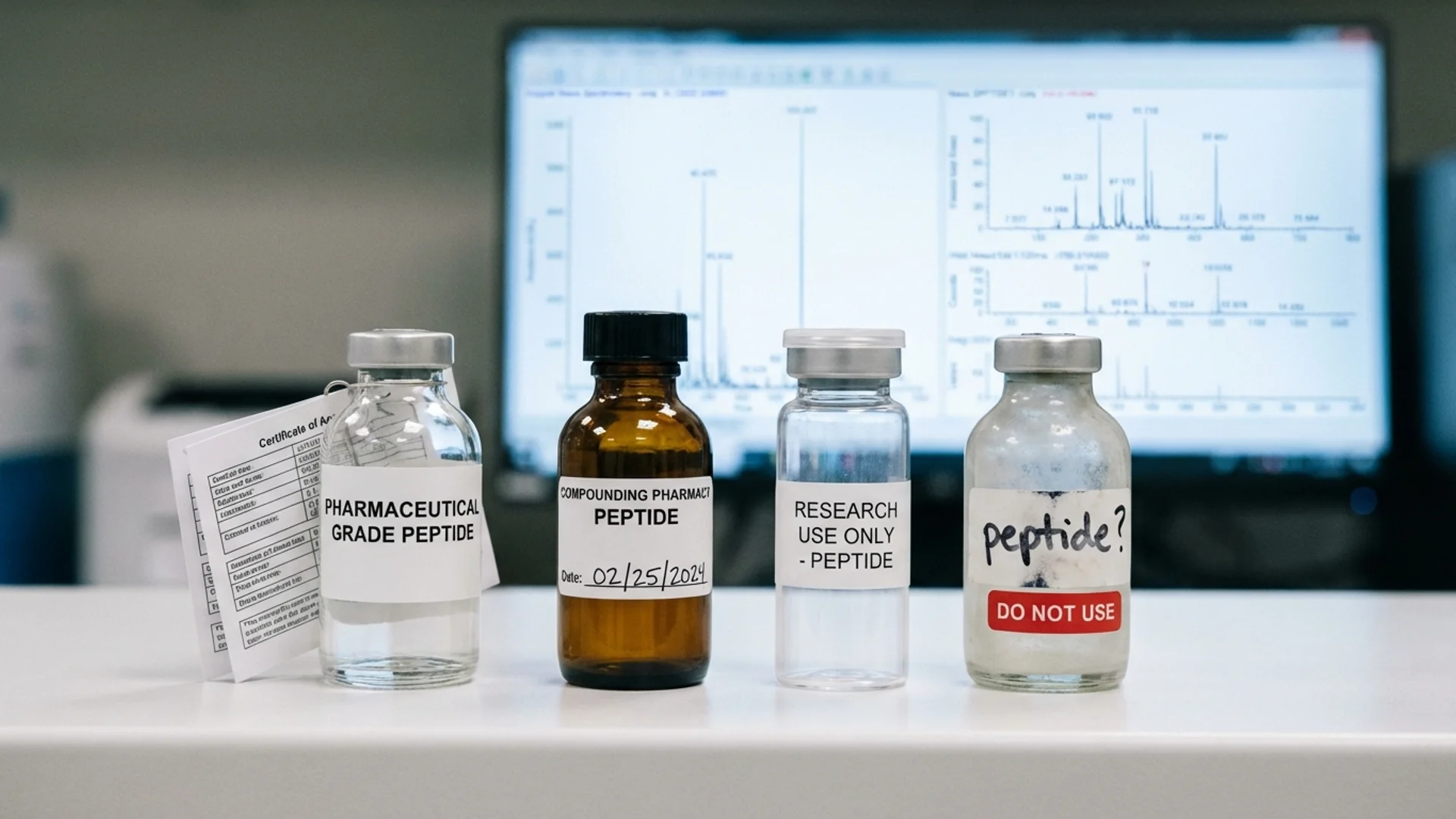 Peptide Sourcing: Hospital-Grade vs. Grey Market